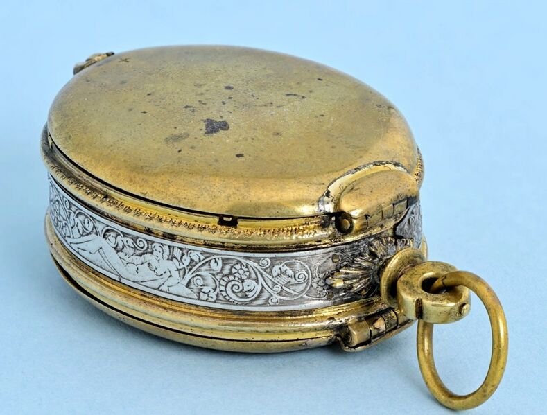 Datei:F. Houlliere a Laval, Spindel-Dosenuhr, ca. 1630 (05).jpg