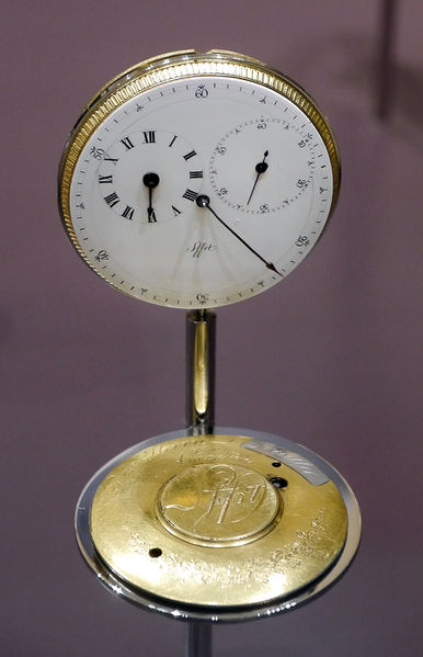 Datei:Johann Heinrich Seyffert Taschenuhrwerk mit Ziffernblatt 1.JPG