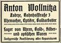 Anzeige Anton Wollnitza, Adressbuch für Zabrze 1912.jpg