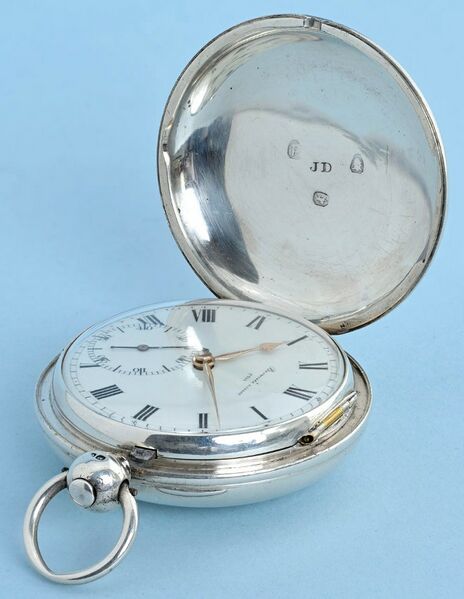 Datei:Barwise & Sons London, Silberne SavonetteTaschenuhr ca. 1819 (2).jpg