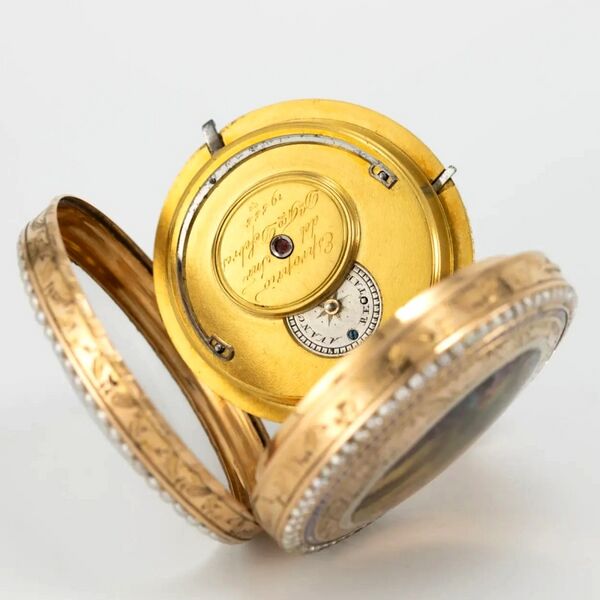 Datei:Georges Achard père et fils Genfer Taschenuhr mit Viertelstundenselbstschlag, ca. 1780 (4).jpg