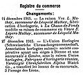 Registre du Commerce, Alpina F. H. 26. Januar 1916.jpg