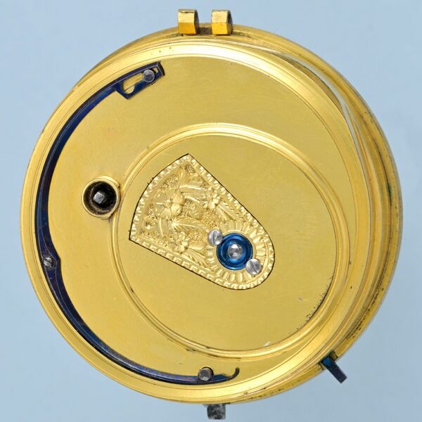 Datei:John Wood - Liverpool, Rechenankerhemmung Taschenuhr, ca. 1818 (06).jpg