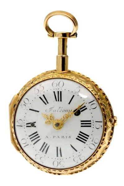 Datei:Faléony à Paris, Goldemail-Spindeltaschenuhr mit Viertelstundenrepetition, ca. 1770 (02).jpg