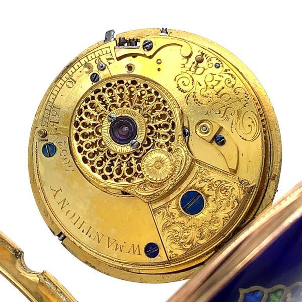 Datei:William Anthony, Goldemail-Taschenuhr mit Viertelstundenrepetition, ca. 1790 (6).jpg