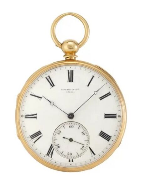 Datei:Gontard et Cie. Goldene Taschenuhr Nr. 1147, ca. 1850 (1).jpg