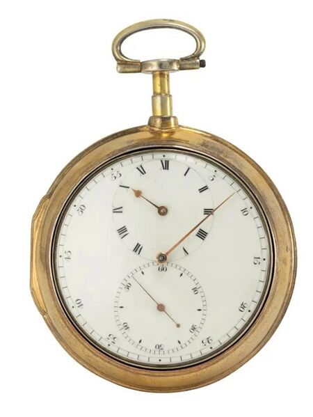 Datei:Robert Gibson, Taschenchronometer mit Federchronometerhemmung, ca. 1819-1834 (01).jpg