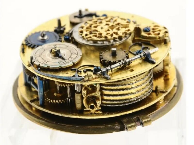 Datei:Balthasar Faure á Saint-Jean einzeigrige Genfer Spindeltaschenuhr mit Stundenselbstschlag , circa 1690 (5).jpg
