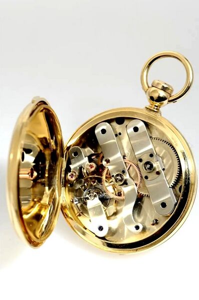 Datei:Girard-Perregaux, La Chaux de Fonds, Cronometro, Wippenchronometer Geh. Nr. 21102, circa 1865 (4).jpg