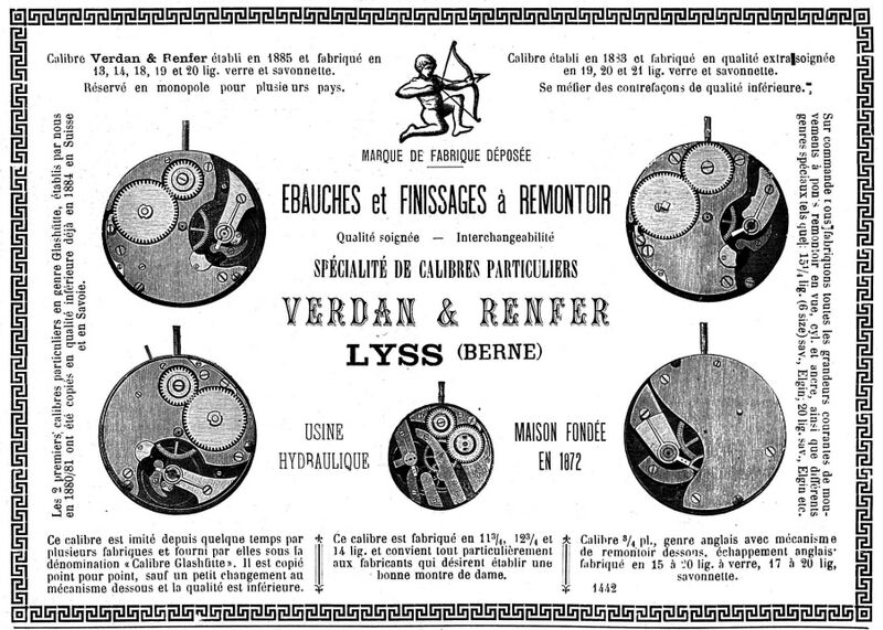 Datei:Anzeige Verdan & Renfer im Federation Horlogere Suisse 8. Agust 1891.jpg