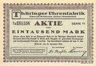 Thüringer Uhrenfabrik Edmund Herrmann Aktien Gesellschaft