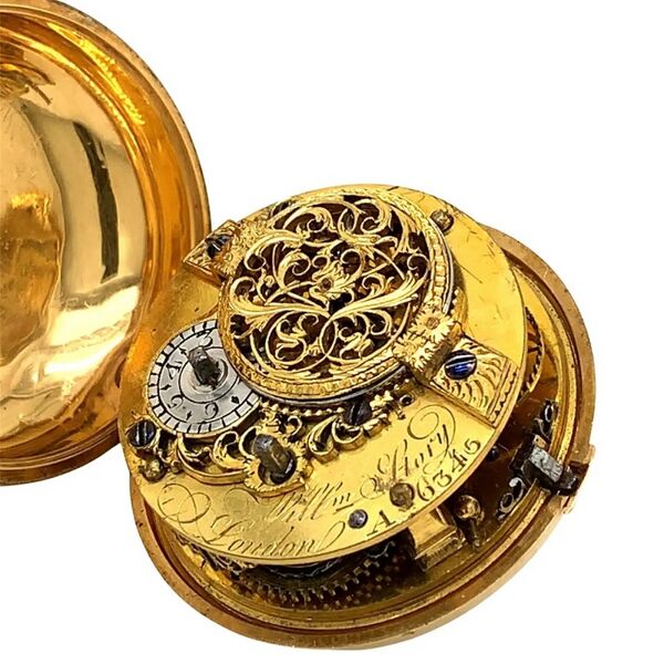 Datei:William Story, London, Goldene Spindeltaschenuhr ca. 1770 (2).jpg