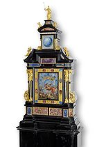 Nachtlichtuhr des Papstes Alexander VII., entwickelt und gefertigt von den Brüdern Campani um 1682
