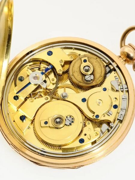 Datei:D. Bouvier à Genève, Taschenuhr mit Viertelrepetition und unabhängiger springender Zentralsekunde Geh. Nr. 8879, circa 1820 (5).jpg