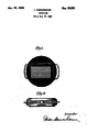 US Patent D69.291 Uhrgehäuse, I. Tannenbaum 1926.png