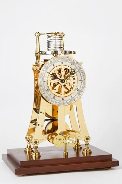 Datei:Bengt Svensson, Malmö, skelettierte Pendule, circa 1991 (1).jpg