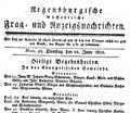 Samuel Christian Hiltel, Regensburgische wöchentliche Frag- und Anzeigsnachrichten, 22. Juni 1802.jpg