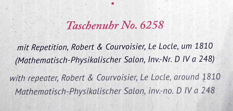Datei:Robert & Courvoisier Taschenuhr No.6258 2.JPG