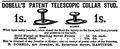 Dobell's Patent Telescopic Collar Stud, Anzeige1882.jpg