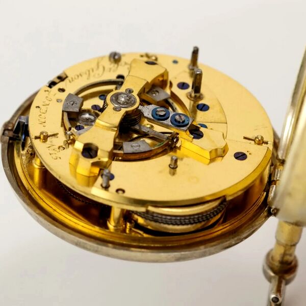 Datei:Robert Gibson, Taschenchronometer mit Federchronometerhemmung, ca. 1819-1834 (07).jpg