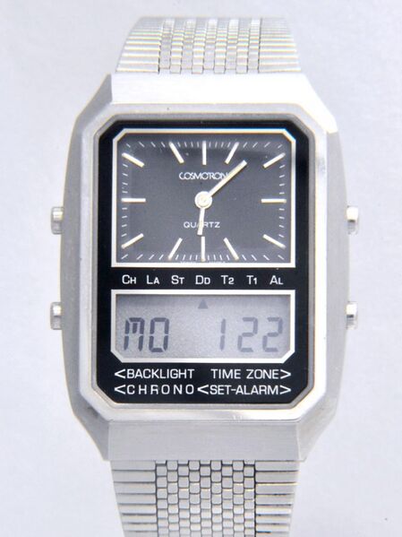 Datei:Cosmotron Agon Ana-Digi Quartzuhr ca. 1978.jpg