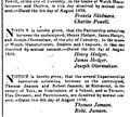 The London Gazette 1838, Joseph Olorenshaw.jpg