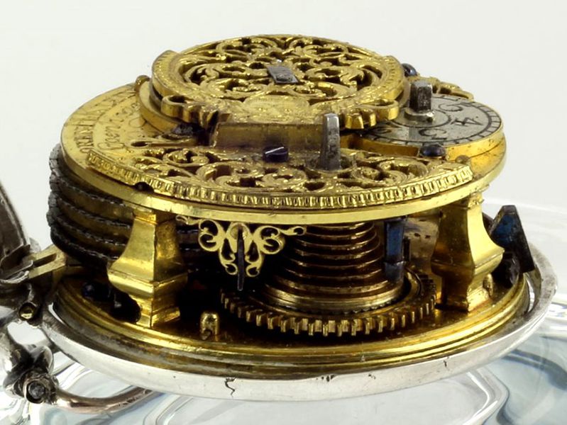Datei:L.H. Klein, Kopenhagen, Spindeluhr um 1740 (08).jpg