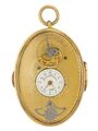 Michael Baumann, ovale Augsburger Anhängeuhr mit Kommahemmung, sichtbarer Unruh und Stellung ca. 1826 (1).jpg