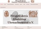 Homepage der Freundeskreis Glashütter Uhrmacherkunst e.V.