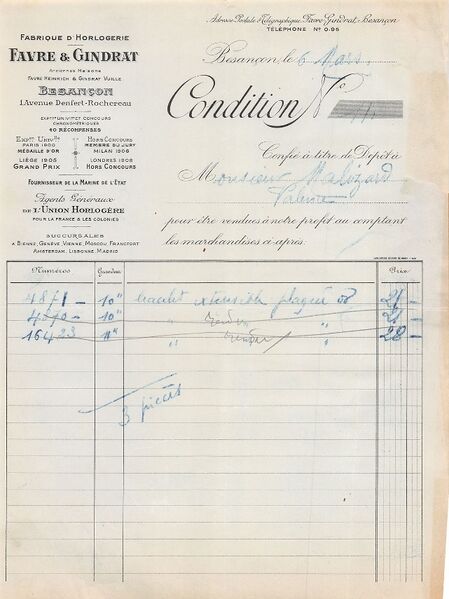 Datei:Rechnung Favre & Gindrat.jpg