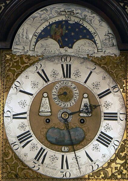 Datei:Zifferblatt Bodenstanduhr Abr. van der Naaten Amsterdam ca. 1770 (1).jpg