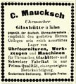 C. Maucksch, Anzeige 1888.jpg
