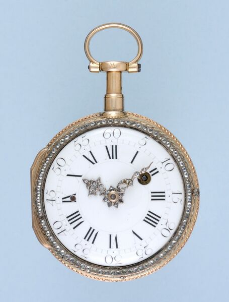 Datei:Cléret à Orléans, Goldene Spindeltaschenuhr ca. 1780 (1).jpg