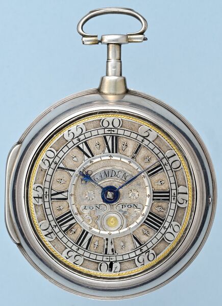 Datei:Spindeltaschenuhr William Camden London, ca. 1705 (1).jpg
