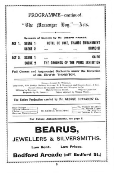 Datei:Bearus Anzeige im Prgramm Theatre Royal Plymouth.jpg
