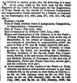 Bankrott der Firma W. & M. Dodge 19 juli 1865, The London Gazette.jpg