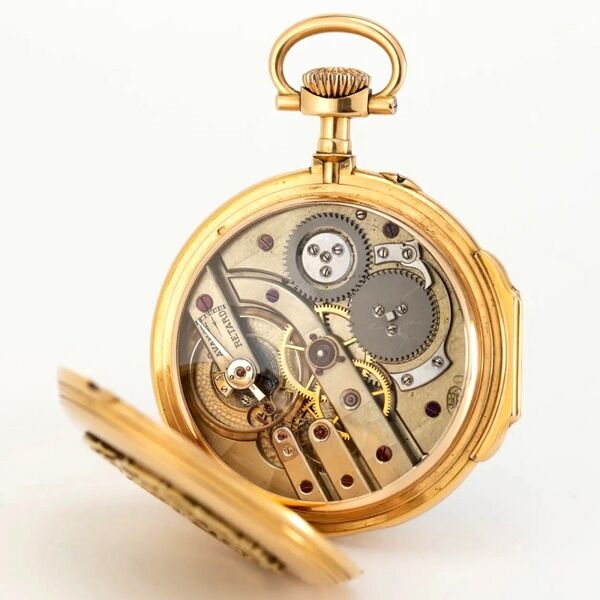 Datei:Guinand-Mayer à Brenets, Präzisionstaschenuhr Ankerchronometer ca. 1898 (5).jpg