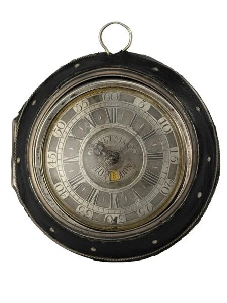 Datei:Thomas Swetman, Spindeltaschenuhr mit Datum ca. 1750 (1).jpg