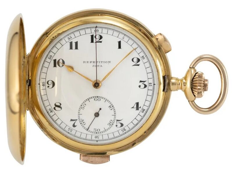 Datei:Sina Repetition, Savonnette mit Viertelrepetition und Chronograph ca. 1900 (1).jpg