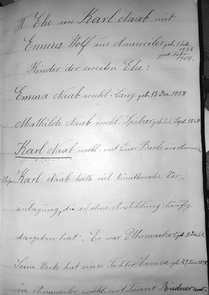 Datei:Blatt aus der Familienchronik (2).jpg
