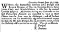 1799, The London Gazette, Januar, John Perigal - Renock Browne Dissolved.png