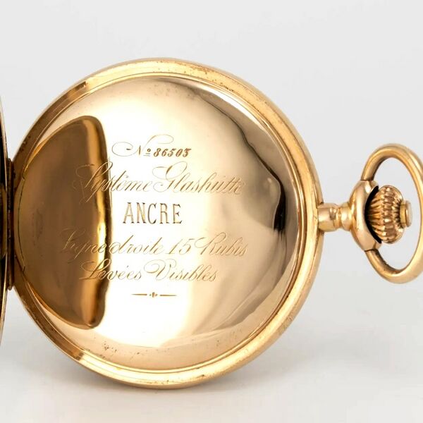 Datei:Système Glashütte, Goldene Savonette ca. 1900 (4).jpg