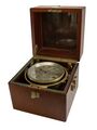 Dent, Londoner Schiffschronometer mit 56h Gangreserveanzeige und Dents Staple Unruh, ca. 1850 (1).jpg