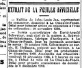 A. Schweizer-Schatzmann faillite Feuille d 'Avis de Neuchatel 20. November 1908.jpg