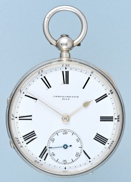 Datei:Etheridge & Ellis - Norwich, London Patent Chronometer Nr. 2113 Hallmarked Birmingham 1894 (1).jpg