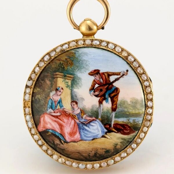 Datei:Bordier à Genève, Genfer Goldemail-Spindeltaschenuhr ca. 1800 (4).jpg