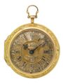 Jn Willats London, Goldene Spindeltaschenuhr mit Datum ca. 1760 (1).jpg