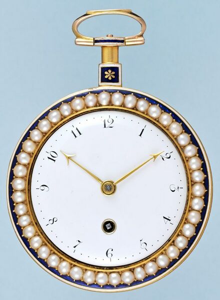 Datei:John Baker London, Goldene Spindeltaschenuhr ca. 1790 (3).jpg