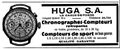 Huga S.A. Werbung in La Fédération horlogère am 23. Aug. 1934.jpg