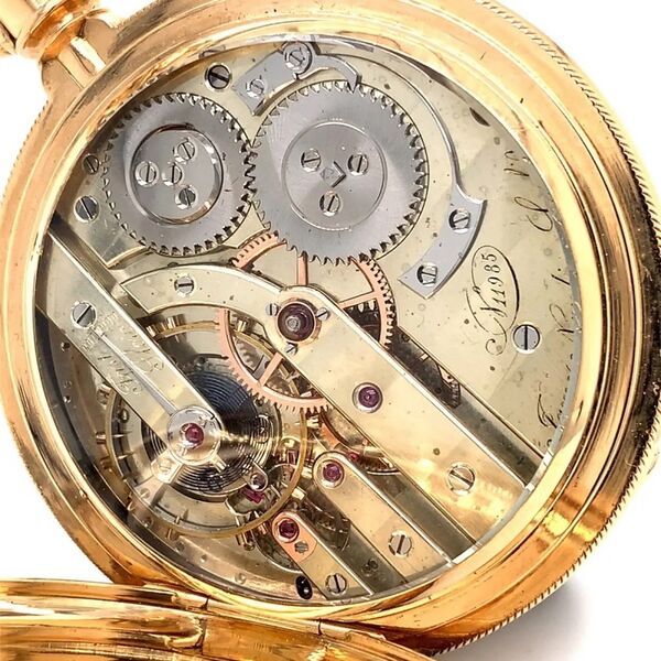 Datei:James Nardin, Ankerchronometer mit ewigem Kalender, Mondphase und retrograder Datumsanzeige ca. 1880 (11).jpg